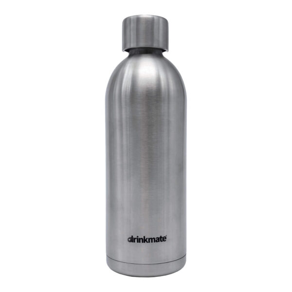 1 l Edelstahl-Flasche, kompatibel mit dem Drinkmate OmniFizz Getränkesprudler und Wassersprudler