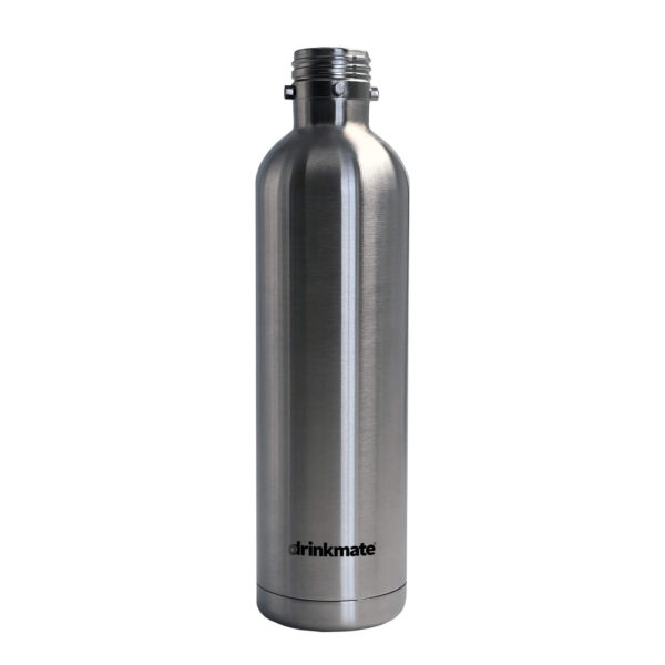 0,7 l Edelstahl-Flasche, kompatibel mit dem Drinkmate OmniFizz Getränkesprudler und Wassersprudler