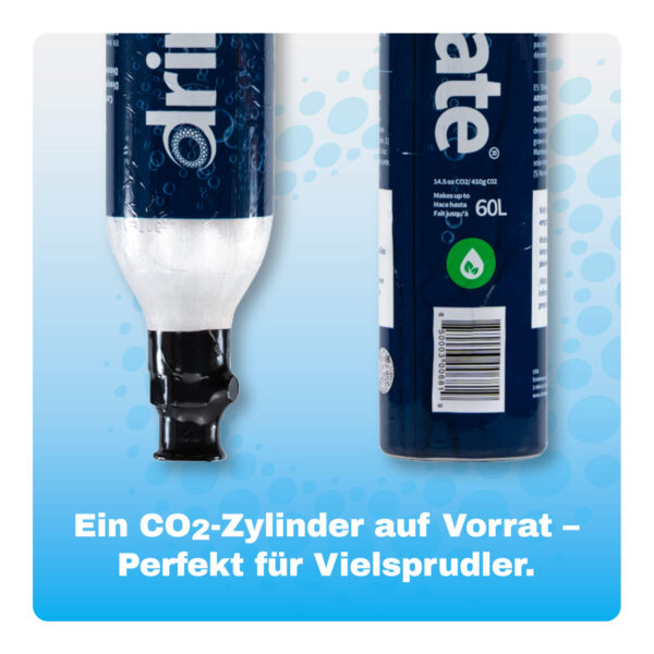 Drinkmate 60L CO2-Zylinder - Vorrat anlegen