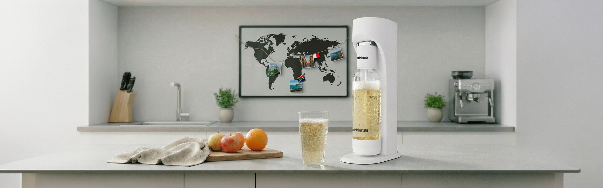 Drinkmate Getränkesprudler: Hintergrundbild für Artikel Globale Expansion