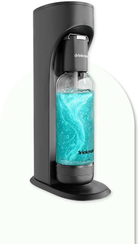 Drinkmate OmniFizz Getränkesprudler und Wassersprudler, schwarz